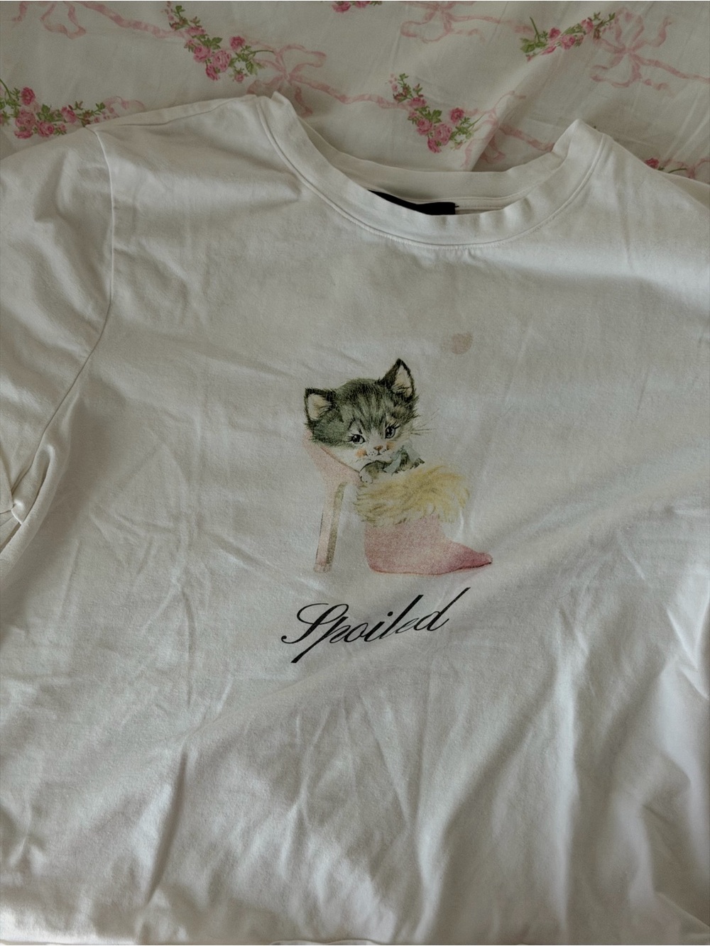 Spoiled Kitten Graphic T-Shirt 2x